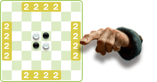 リバーシゲームルール 2番目に重要な目標