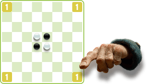 リバーシゲーム 最も重要な目標はコーナーを取ること