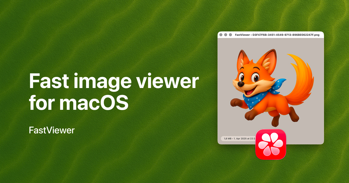 FastViewer - Fast image viewer for macOS